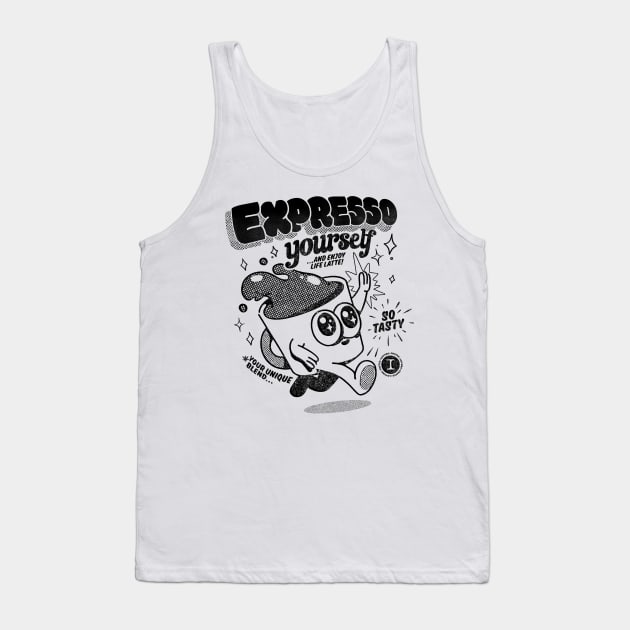 Expresso Yourself! Tank Top by Ilustrata